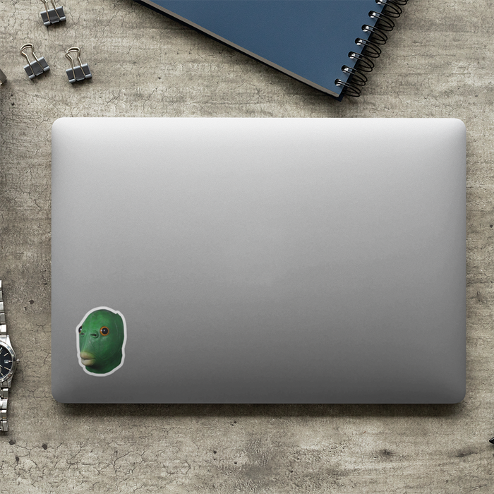 Green Fish Sticker (1 Sticker Included)