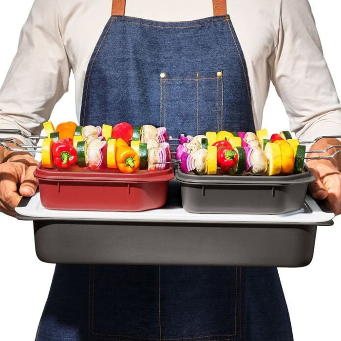 Grilling Prep & Carry System in use