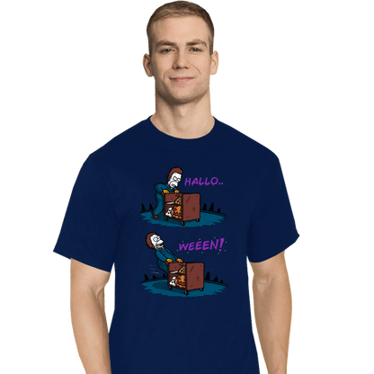 Daily_Deal_Shirts T-Shirts, Tall / Large / Navy Halloweeen