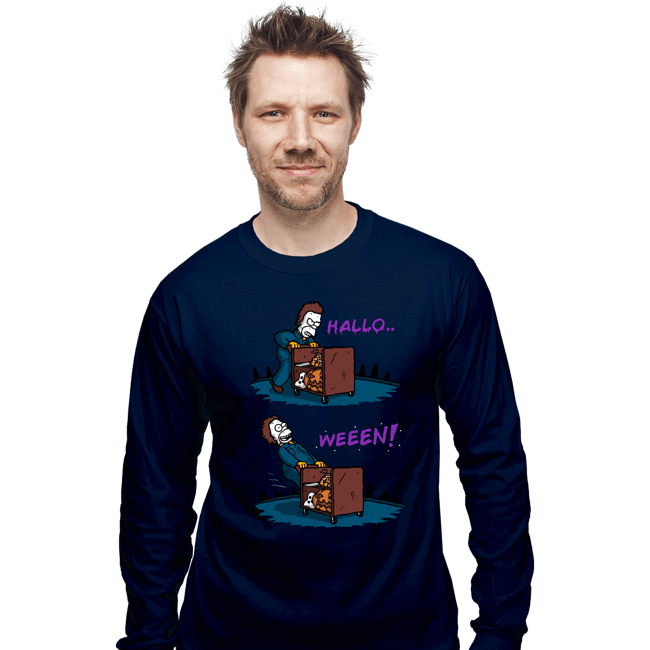 Long Sleeve Shirts, Unisex / Small / Navy
