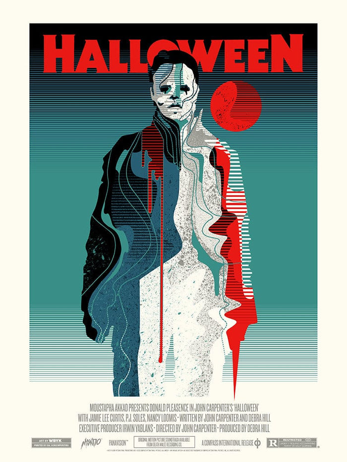 Halloween Screenprinted Poster