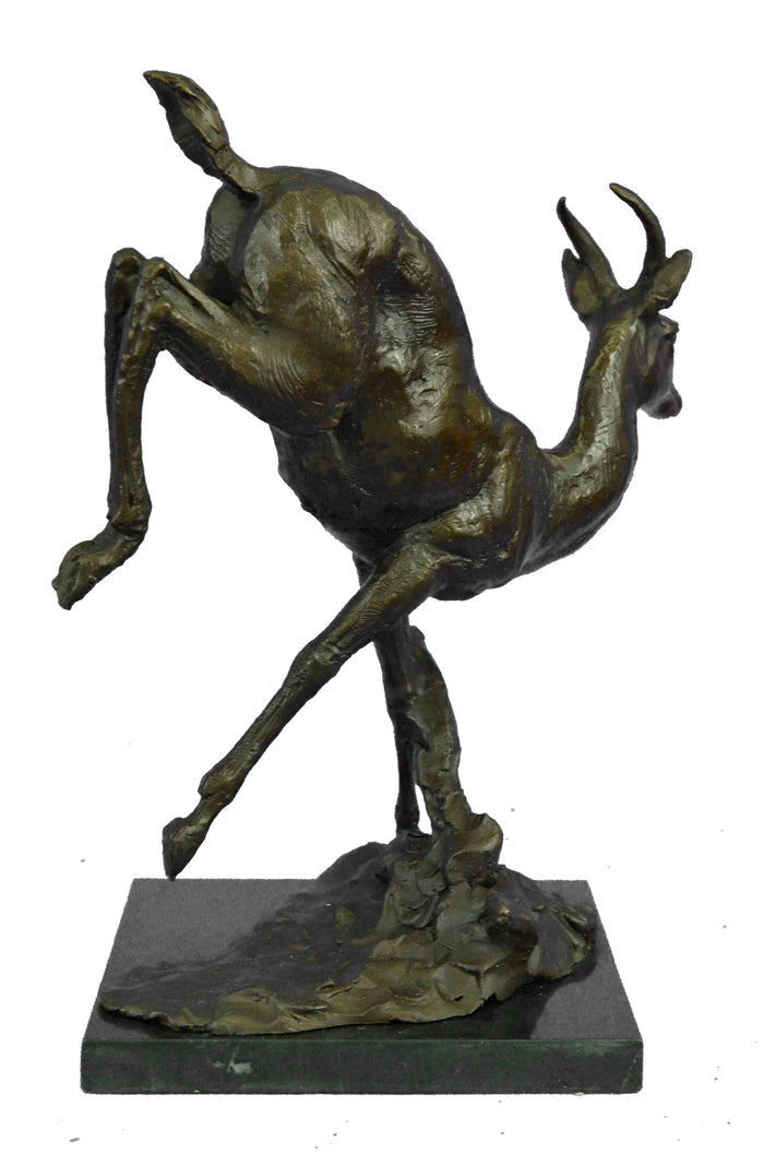 Handmade Bronze Standing Majestic Statue Facing Right - Iron Garden Feature
