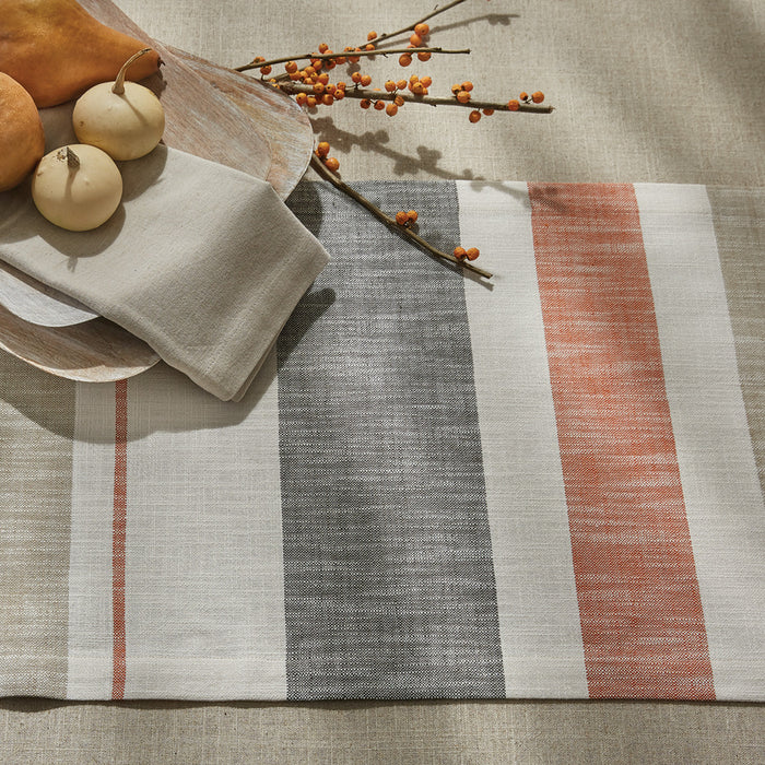 fall decor Hayride Stripe Table Runner - 54"L