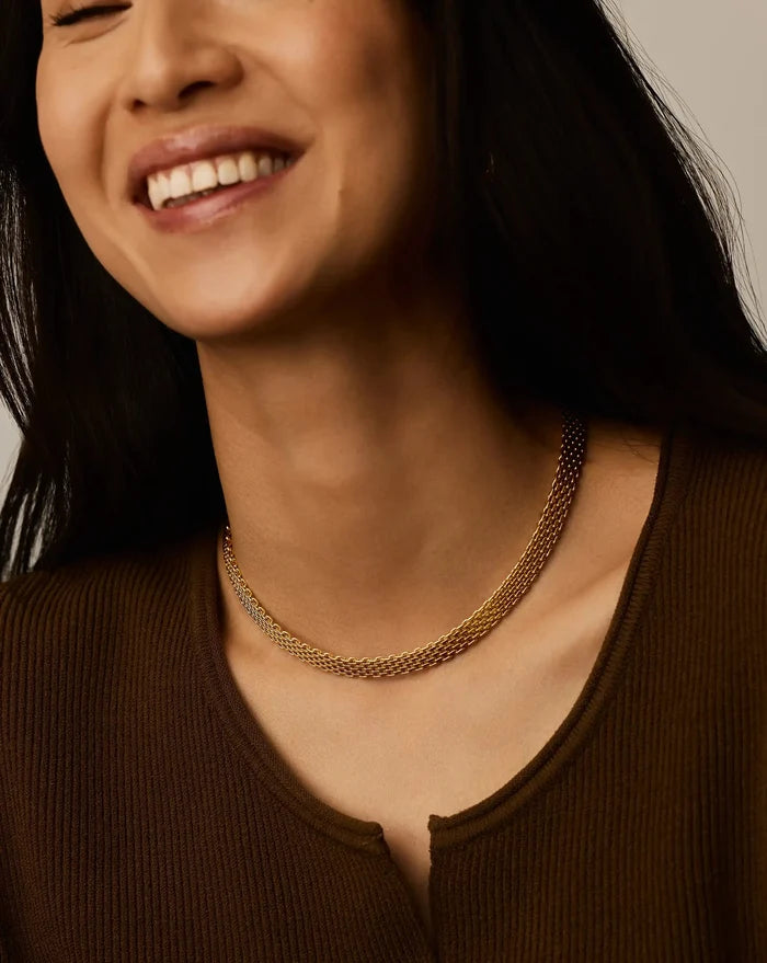 Heirloom Chain Choker Necklace | 18ct Gold Plated Necklaces Missoma
