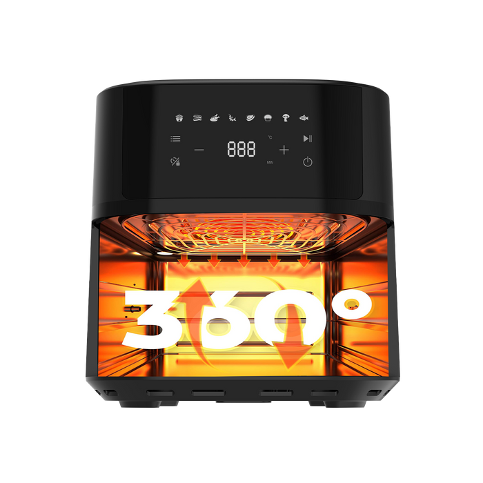 Heißluftfritteuse AF625-A 6.5L 1700W Schwarz