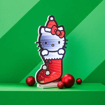 Hello Kitty 16" Holiday Stocking Decorative Ekkolight Infinity Light Home Melrose
