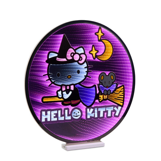 Hello Kitty 24” Halloween Witch Decorative Ekkolight Infinity Light Home Melrose