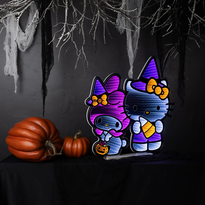 Hello Kitty and My Melody 24” Halloween Decorative Ekkolight Infinity Light Home Melrose