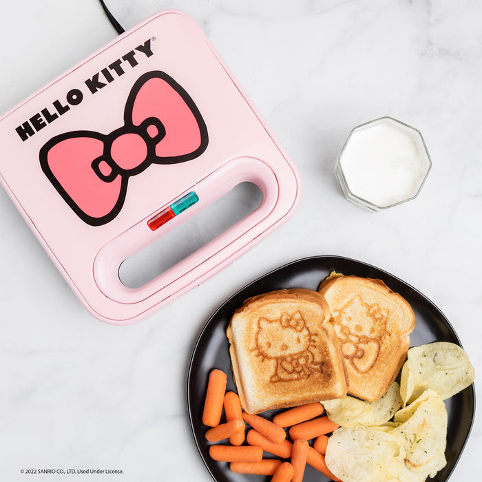 Hello Kitty Bow Sandwich Maker (Pink) Home Goods Uncanny Brands Wholesale