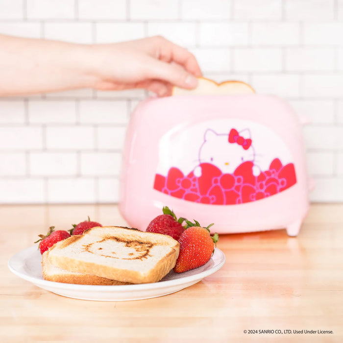 Hello Kitty Two-Slice Toaster (Pink) Home Goods Uncanny Brands Wholesale