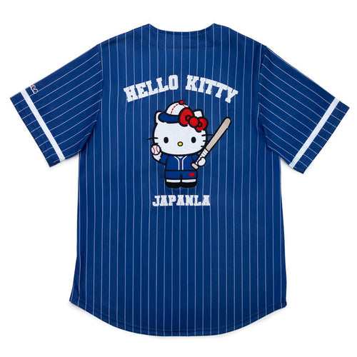 Hello Kitty x JapanLA Baseball Jersey (Blue) Apparel JapanLA