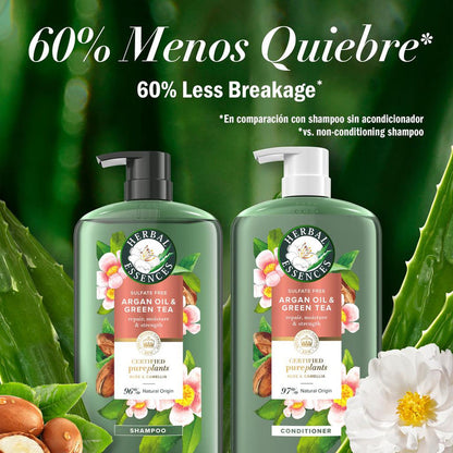 Herbal Essences Shampoo with Argan Oil and Green Tea 1 L / 33.8 oz -495858 ebuystt