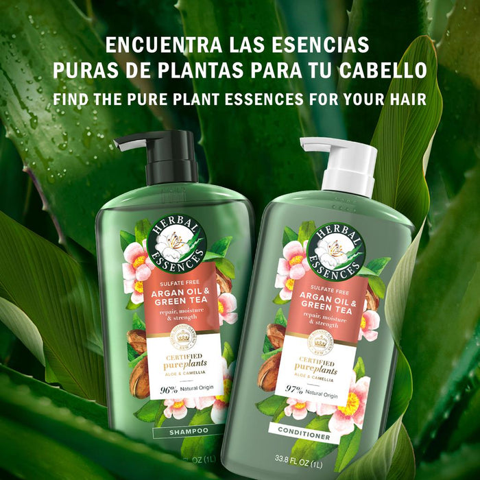 Herbal Essences Shampoo with Argan Oil and Green Tea 1 L / 33.8 oz -495858 ebuystt