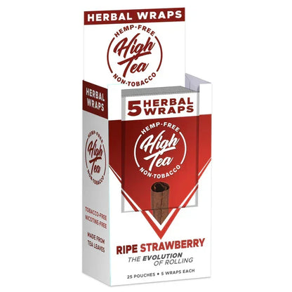 High Team Hemp Free Herbal Wraps 5ct 25pk