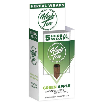 High Team Hemp Free Herbal Wraps 5ct 25pk
