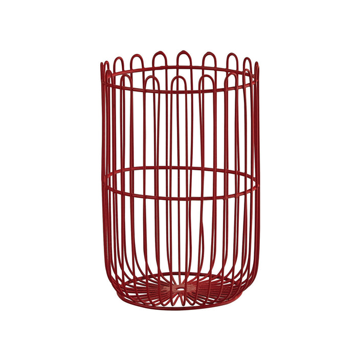 Red Wired Hillside Utensil Holder