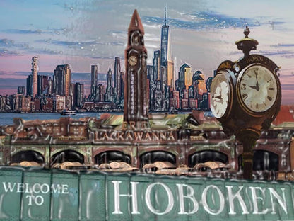 Hoboken wall art print Hoboken Sign Hoboken framed Wall art Home wall art