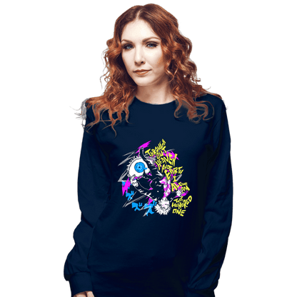 Long Sleeve Shirts, Unisex / Small / Navy