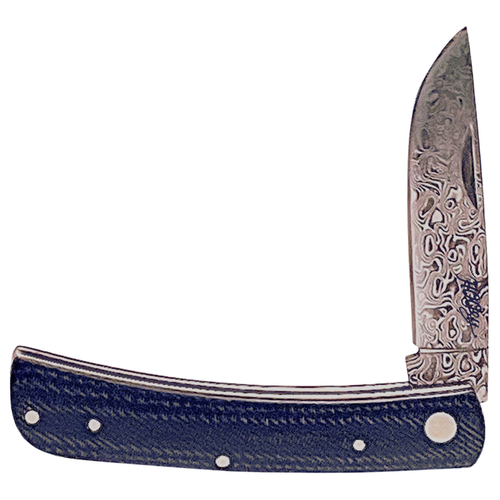 Hooey -  Bronc Buster Knife (Denim Damascus) HK2102