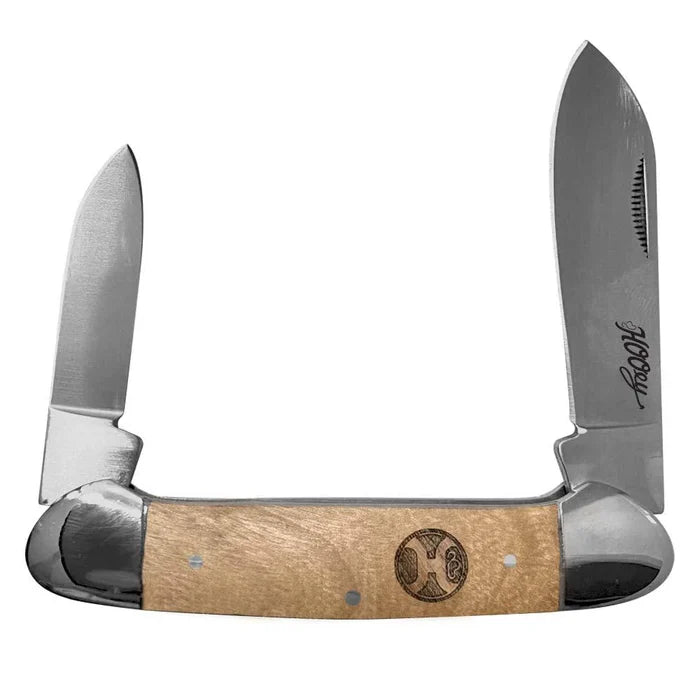 Hooey -  Canoe Knife (Natural Wood) HK801
