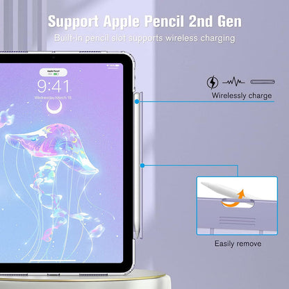 iPad Air 11 (M4 chip 2026, M3 chip 2025, M2 chip 2024) / iPad Air 5th/4th Gen (10.9") Case with Retractable Pencil Holder | Fintie