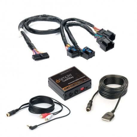 isimple gateway whats in the box showing all cables and haernesses