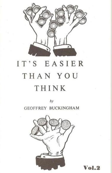 It's Easier Than You Think (Series) by Geoffrey Buckingham - Book