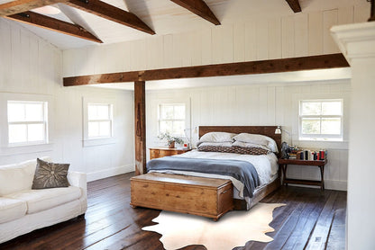 Ivory with Beige Cowhide Rug #A31674