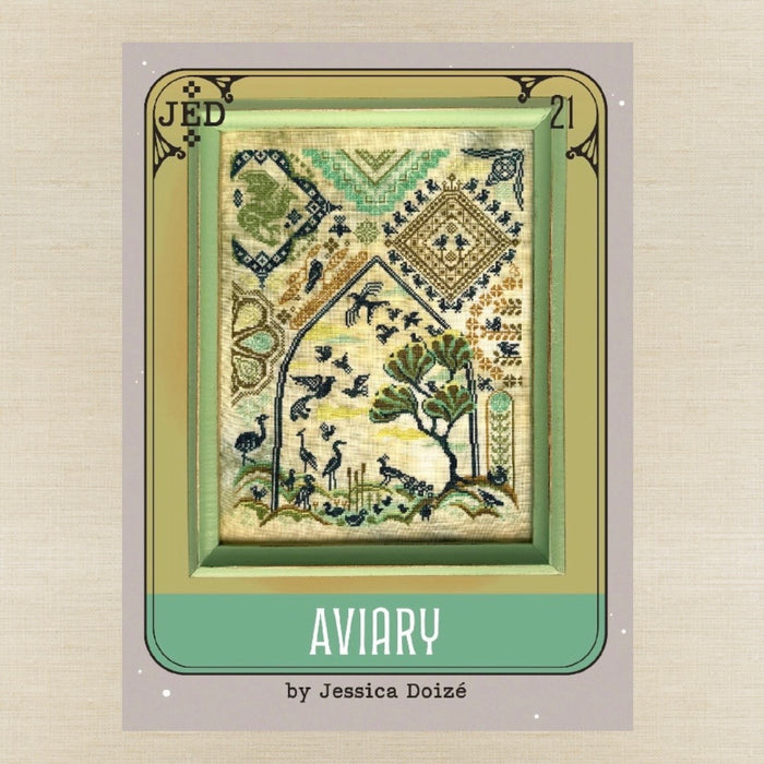 JEDxStitch - Aviary - Booklet Chart IH and/or Roxy Floss Co Floss