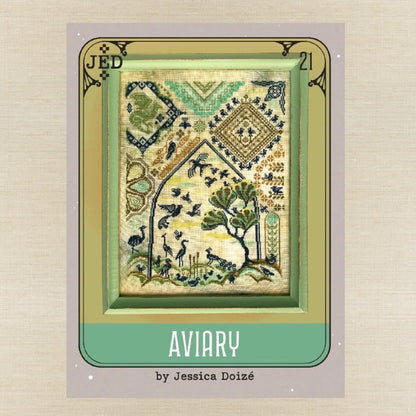 JEDxStitch - Aviary - Booklet Chart IH and/or Roxy Floss Co Floss