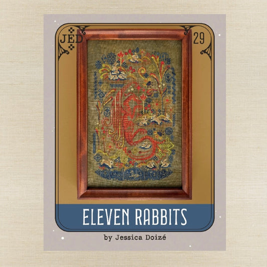 JEDxStitch - Eleven Rabbits - Booklet Chart IH and/or Roxy Floss Co Floss