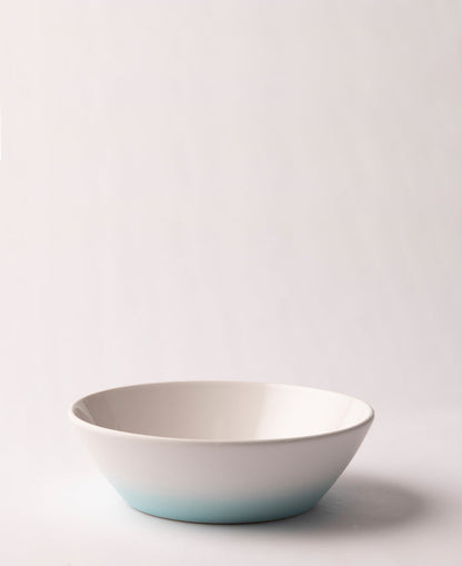 Jenna Clifford Aqua Cereal Bowl 17cm - White