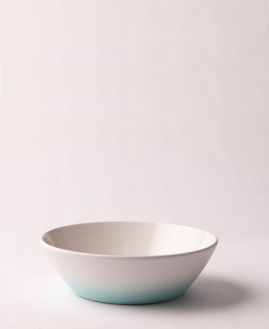 Jenna Clifford Aqua Cereal Bowl 17cm - White