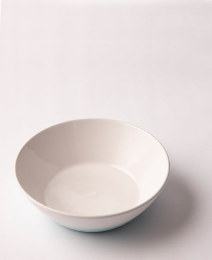 Jenna Clifford Aqua Cereal Bowl 17cm - White