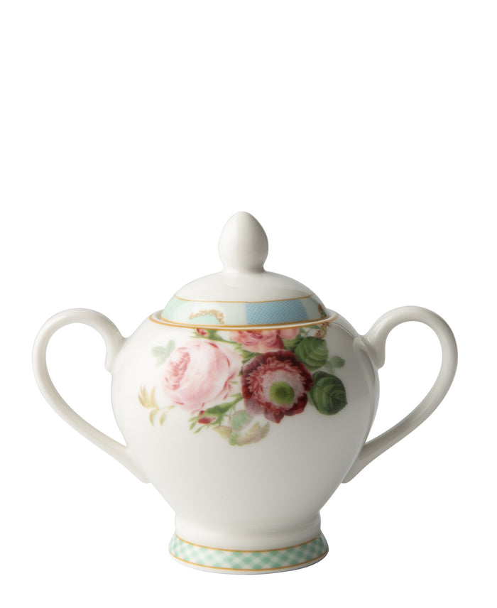 Jenna Clifford Italian Rose Sugar Pot - White