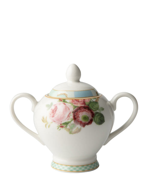 Jenna Clifford Italian Rose Sugar Pot - White