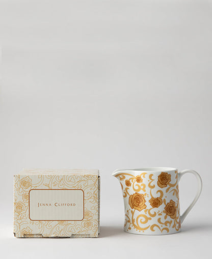 Jenna Clifford Milk & Honey Creamer 200ml - White & Gold