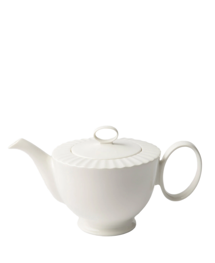 Jenna Clifford Tea Pot 1200ml - White