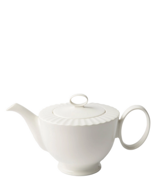 Jenna Clifford Tea Pot 1200ml - White
