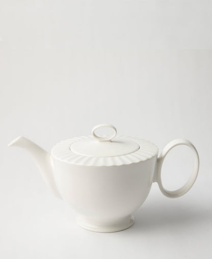 Jenna Clifford Tea Pot 1200ml - White