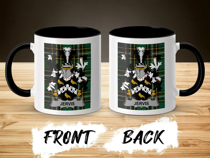 Jervis Irish National Tartan ceramic accent mug