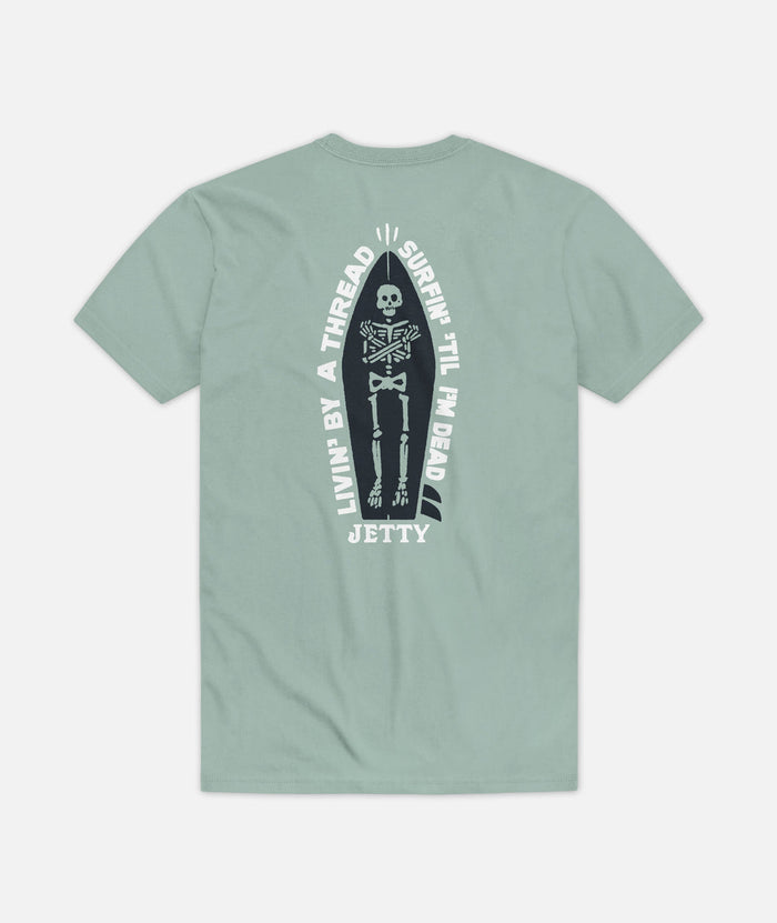 Jetty Mens Coffin Tee Apparel Jetty Mint Small