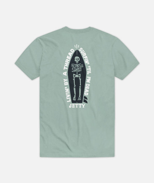 Jetty Mens Coffin Tee Apparel Jetty Mint Small