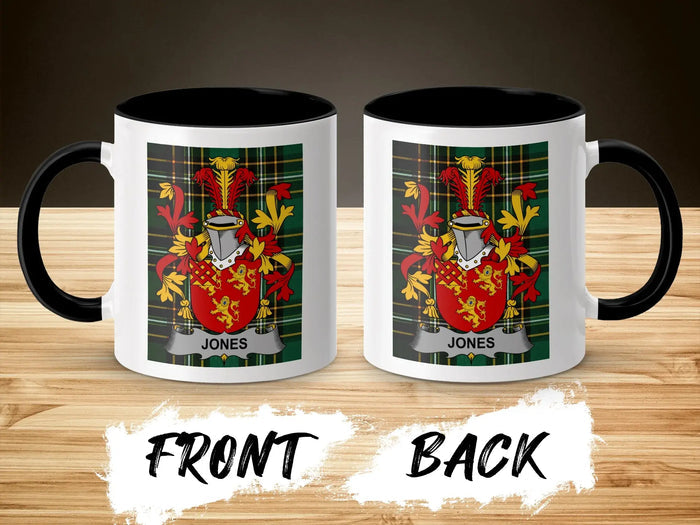 Jones Irish National Tartan ceramic accent mug