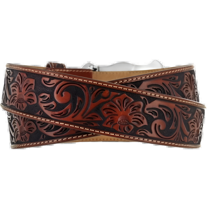 Justin Men - Classic Longhorn Western Belt (Tan) C11194