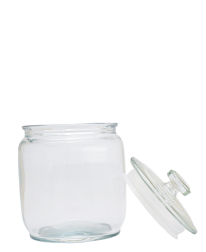 Juventus Borosilicate 720ml Medium Canister - Clear
