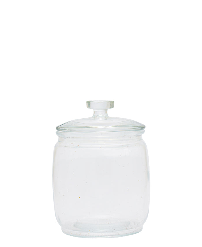 Juventus Borosilicate Small Canister - Clear