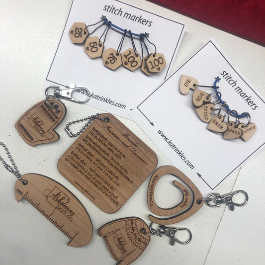 Katrinkles Wooden Knitting Supplies