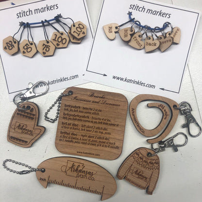 Katrinkles Wooden Knitting Supplies