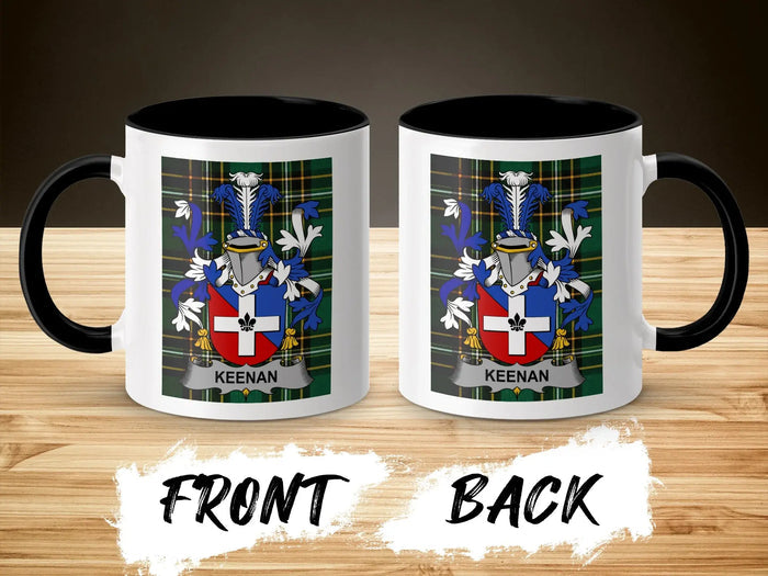 Keenan Irish National Tartan ceramic accent mug